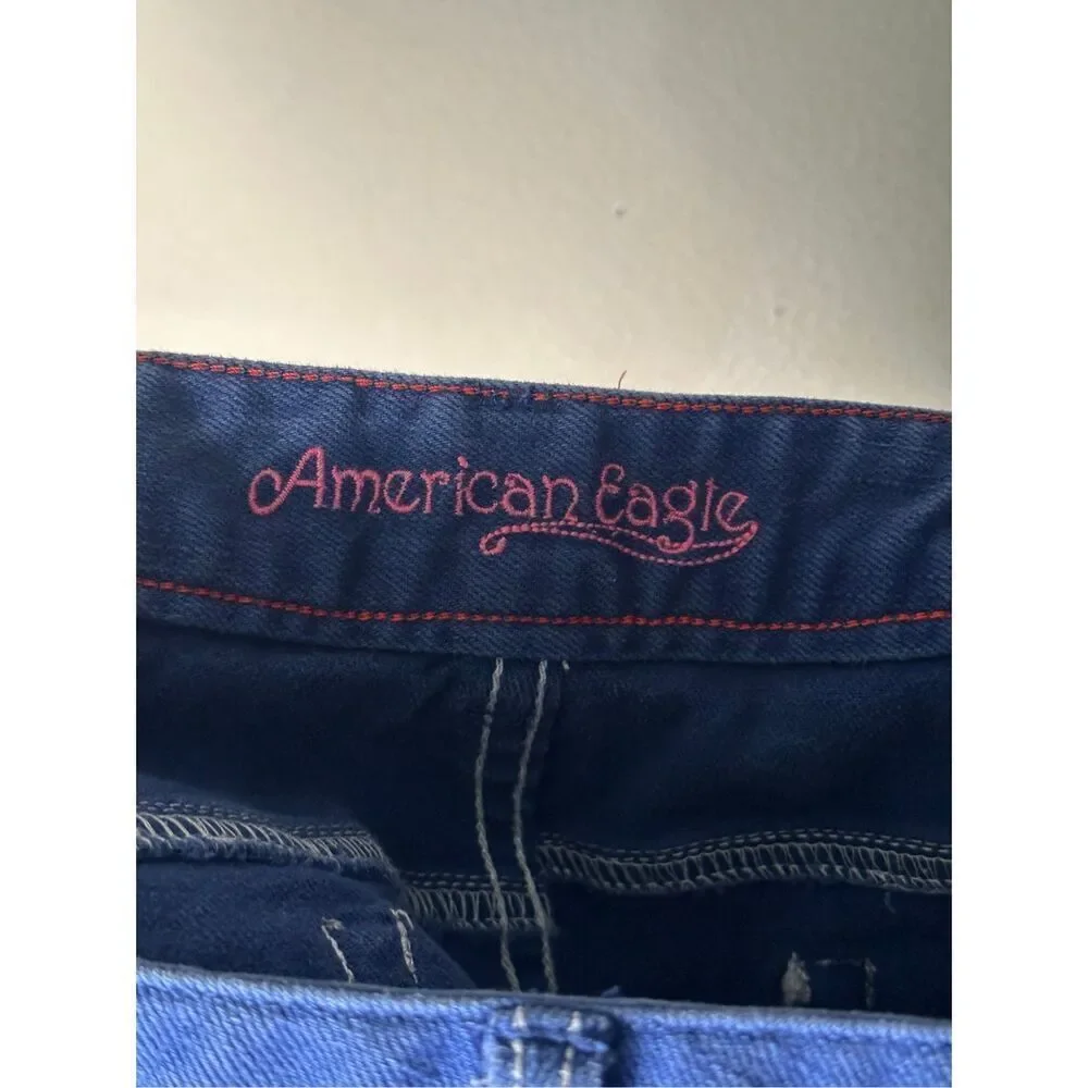 Vintage Y2K American Eagle LOW RISE Short Shorts sz 12